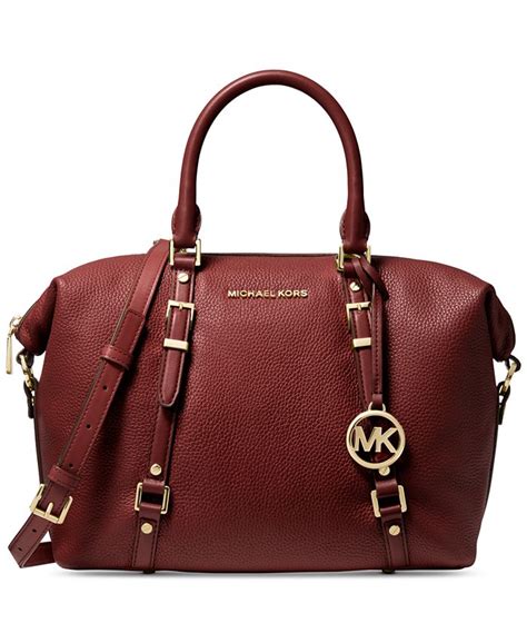 michael kors bedford belted large satchel|Bedford Legacy Medium Pebbled Leather Convertible Satchel.